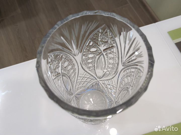 Хрустальная ваза для цветов СССР