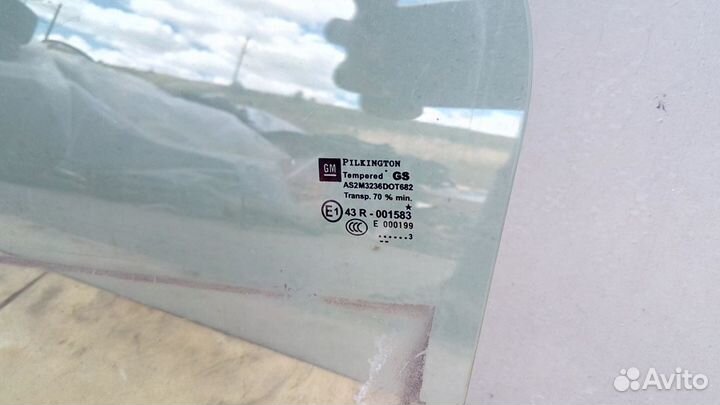 Стекло задней левой двери Opel Astra J Хэтчбек