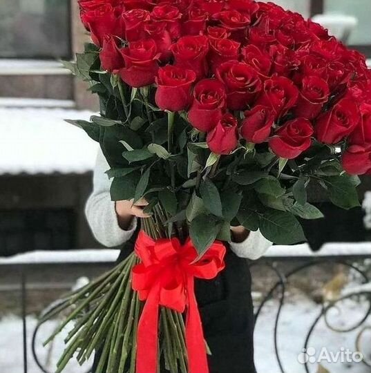 Высокие розы Гигантские розы 110 Доставка цветов