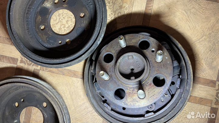 Hyundai Getz задние барабанные тормозные механизмы
