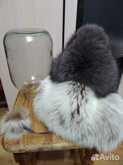 Шапка натуральный мех на девочку, женщину
