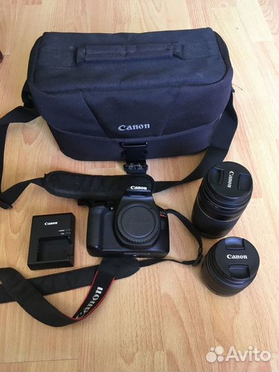 Canon Rebel T6 (EOS 1300D) + два объектива