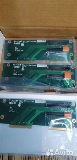 Карта расширения riser SuperMicro RSC-R2UU-2E8R
