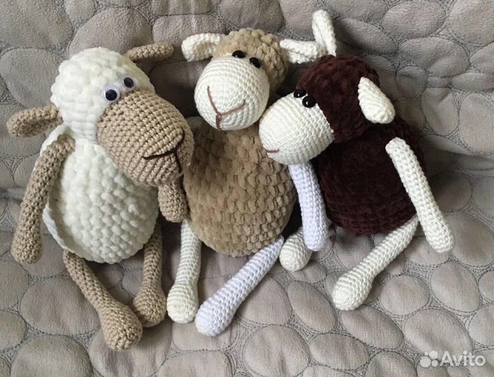 Овечка. Мягкая игрушка. Ручная работа