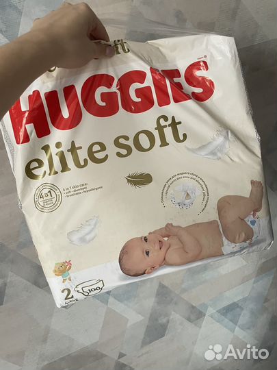 Подгузники huggies elite soft 2
