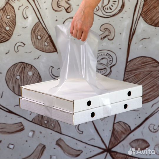 Пакеты для пиццы и тортов 20х55 1000 шт по 3.39 р