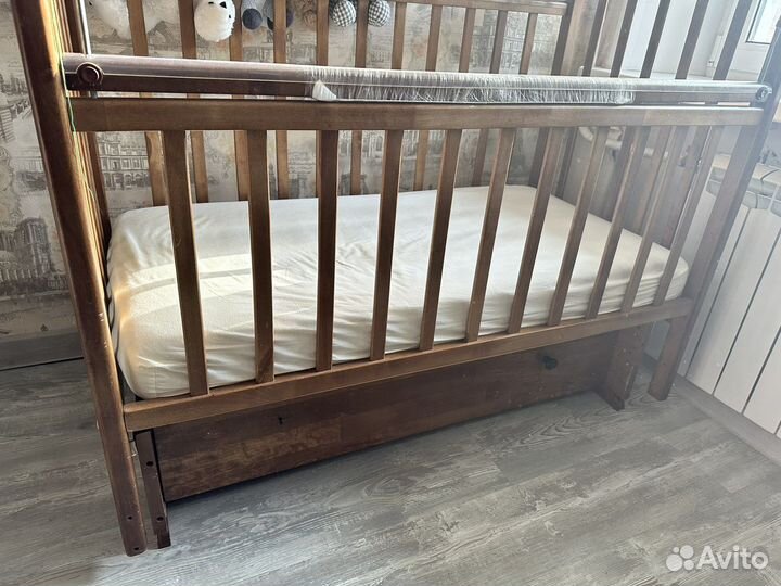 Детская кроватка (Лира7) и матрас