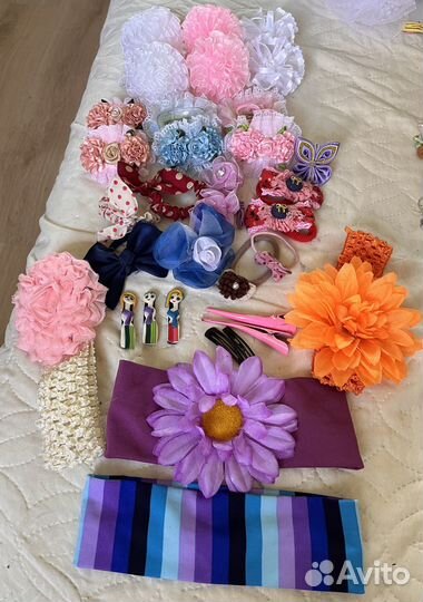 Резинки заколки повязки для волос