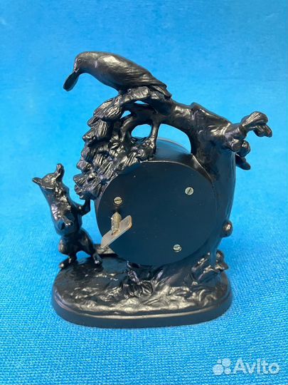 Каслинское литье. Часы Ворона и Лиса 1965г