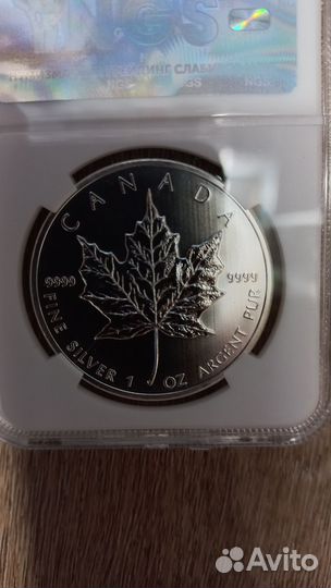 5 долларов Канада Кленовый лист 2013г