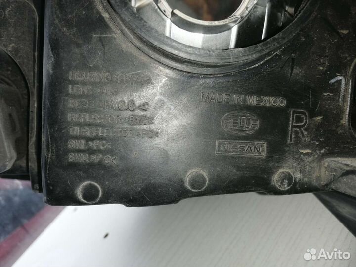 Фара правая nissan tiida (2007)