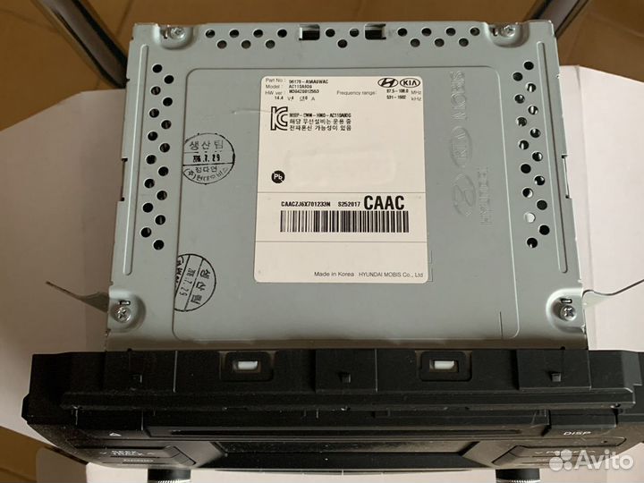 Штатная магнитола Раф4(Rav4) 2011г.в и для Киа (KI