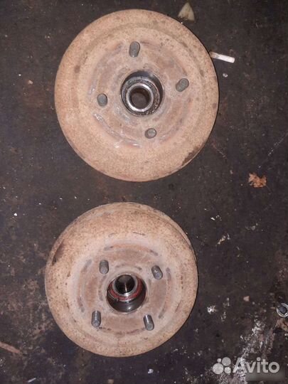 Ступица задняя с барабаном Chevrolet aveo
