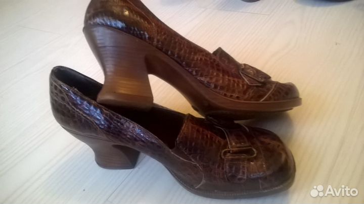 Женские туфли, натуральная кожа