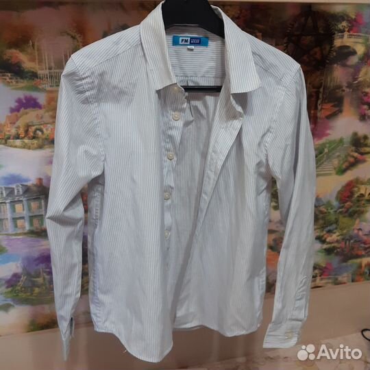 Рубашки школьные 134-40 4шт