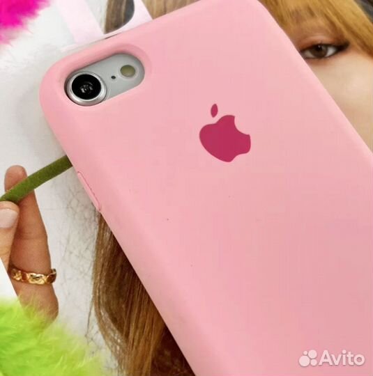 Чехол на iPhone 7/8/se розовый