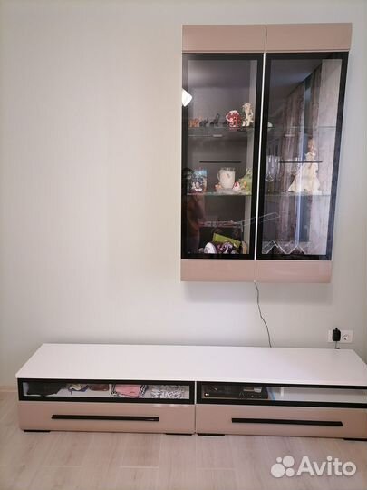 Стенка в гостиную Лазурит