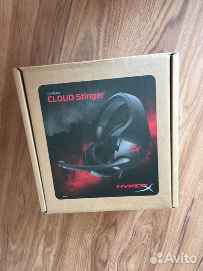 Наушники HyperX Cloud Stinger черные новые