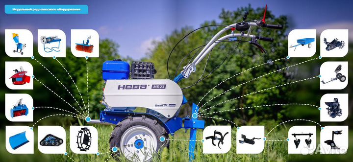 Мотоблок Нева мб Энергия с гарантией производителя