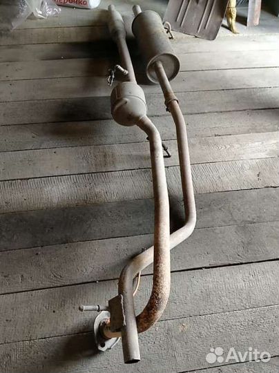 Глушитель renault logan