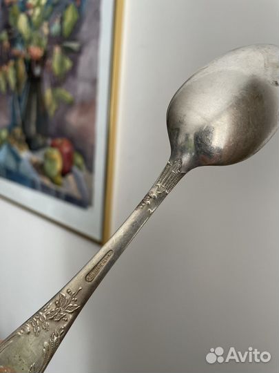 Ложка столовая серебро