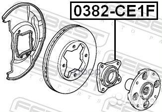 Подшипник ступ.honda accord 90-98 пер. 0382-CE1