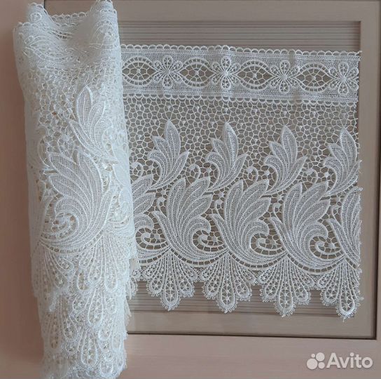 Кружево большое новое 6, 4 м