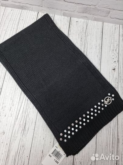 Набор 3в1 женская шапка шарф перчатки Michael Kors