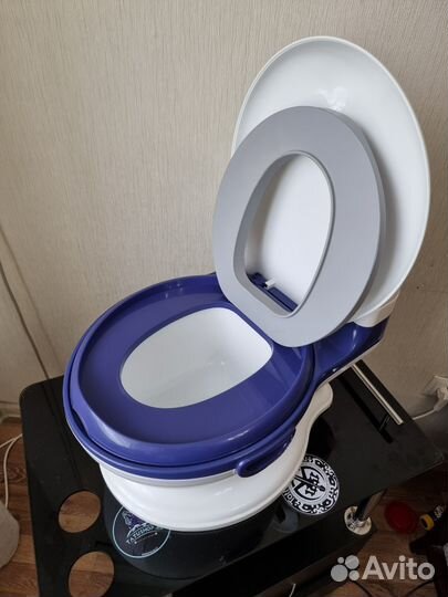 Детский горшок унитаз музыкальный