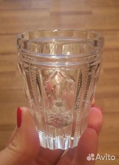 Хрусталь салатница рюмки бокалы стопки ваза винтаж