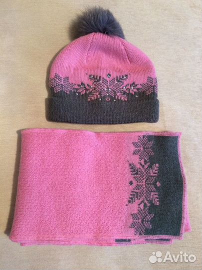 Комплект шапка, шарф