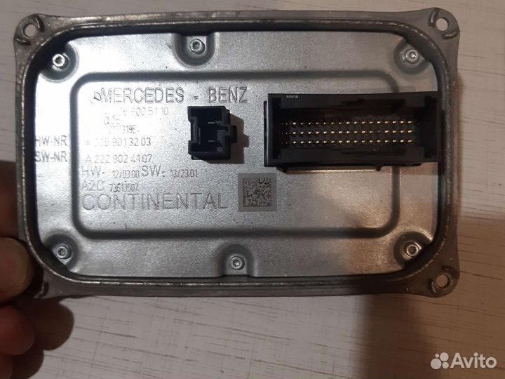 Блок управления фарами мерседес