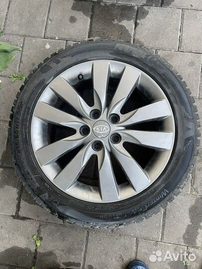 Оригинальные диски kia cerato r17 (зимняя резина)