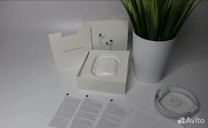 Airpods 3 luxe +чехол подарок