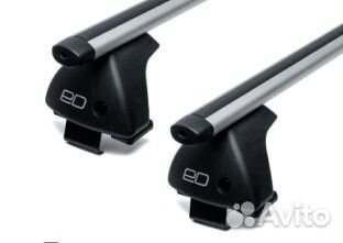 Багажник рейлинги ед на гладкую крышу аэро овал