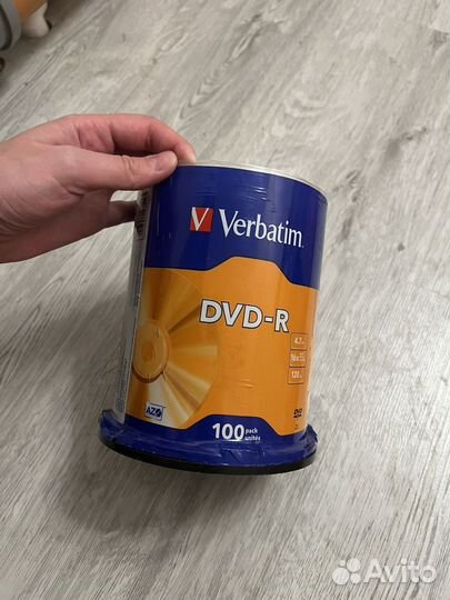 Диски CD-R и DVD-R 100 шт