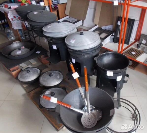 Казан узбекский наманганский 12 литров плоское дно