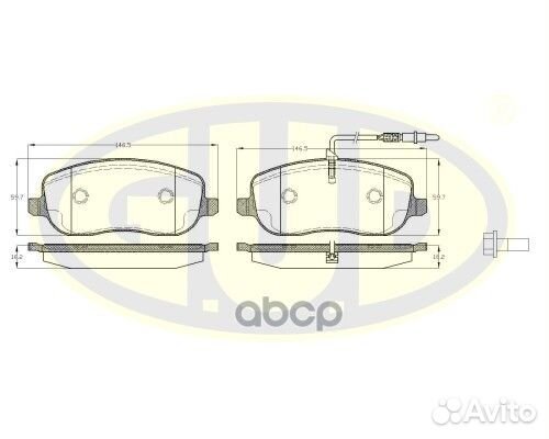 Колодки тормозные GBP087912 G.U.D