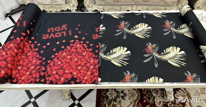 Ткань много разных ширина 220