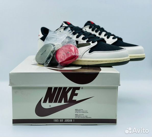 Nike air Jordan 1 low 10 travis scott olive