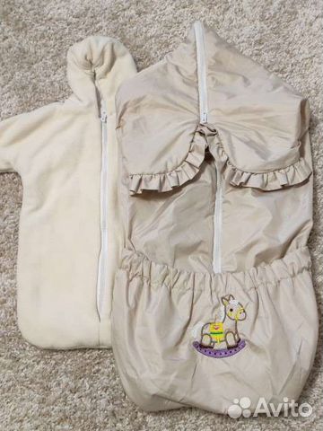 Конверт+ комбинезон для крохи 2 в 1 демисезонный