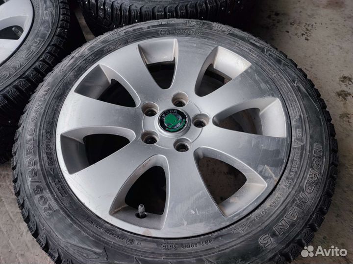 Диски R16 Skoda Superb, Yeti Б/у Литые 4Шт без шин