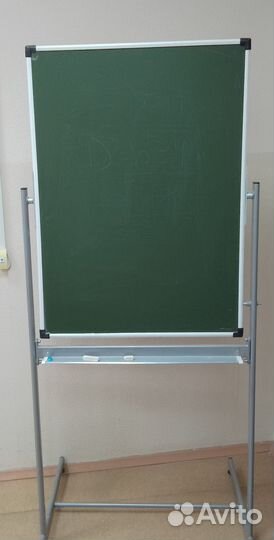 Доска магнитная меловая поворотная