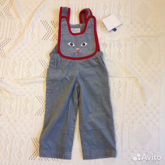 Вельветовый полукомбинезон новый