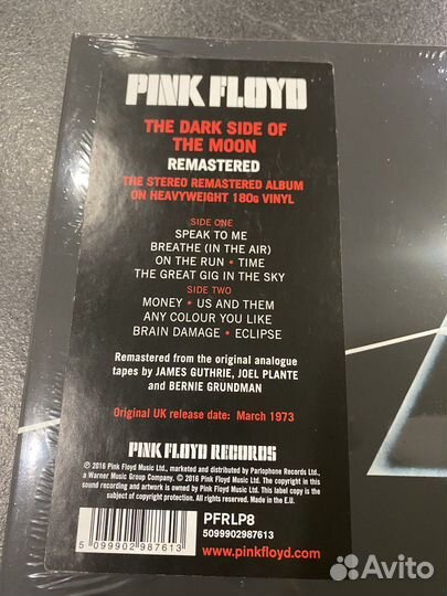 Винил Pink Floyd - The dark side of the moon
