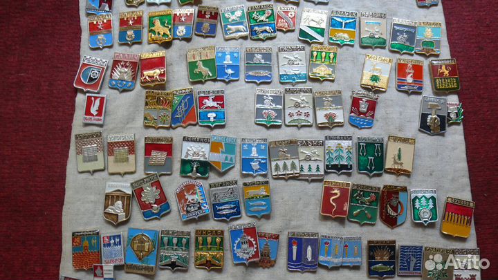 Значки Гербы городов