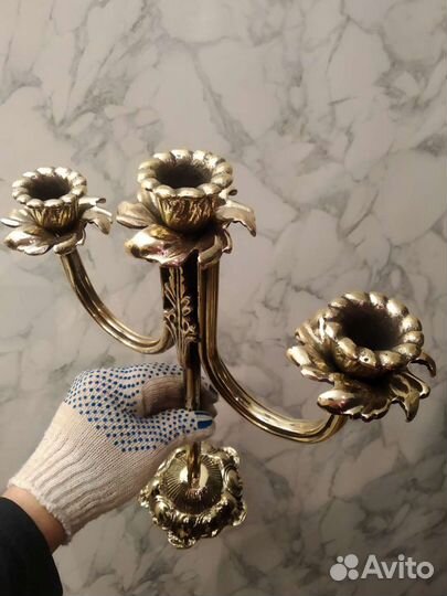 Подсвечник.Бронза