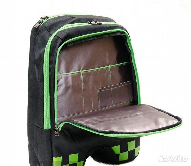 Рюкзак Майнкрафт Крипер Черный