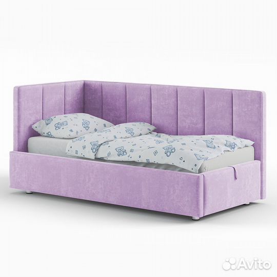 Подростковая кровать Quadrа в мягкой обивке