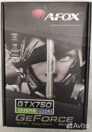 Новые коробки от Видеокарт afox GeForce GTX 750Ti
